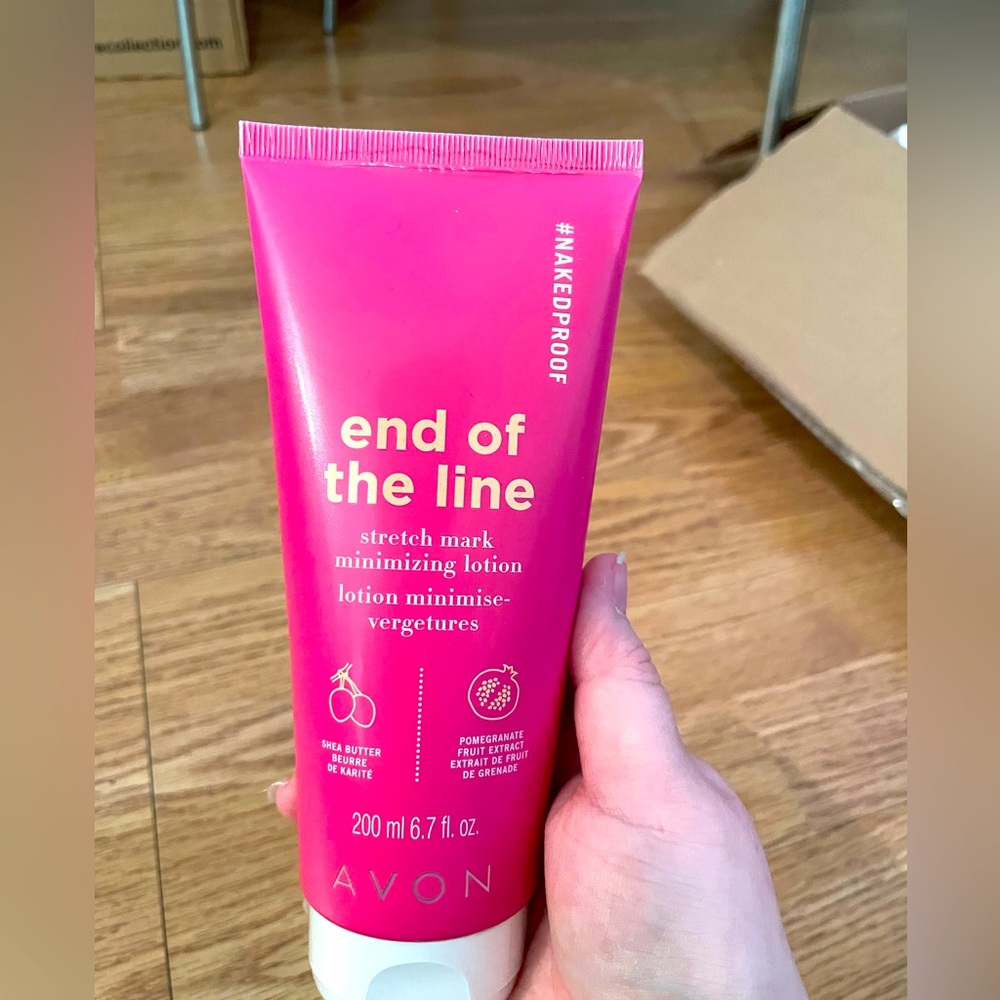 Stretch mark minimizing lotion